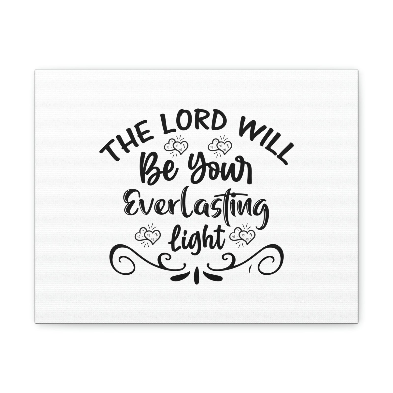 Scripture Walls The Lord Will Be Your Everlasting Light Isaiah 60:20 Christian Wall Art Bible Verse Print Ready to Hang Unframed-Express Your Love Gifts