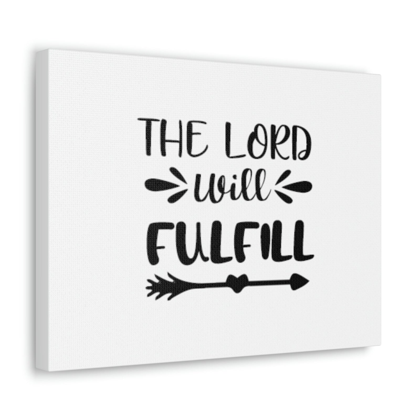 Scripture Walls The Lord Will Fulfill Psalm 138:8 Arrow Christian Wall Art Bible Verse Print Ready to Hang Unframed-Express Your Love Gifts