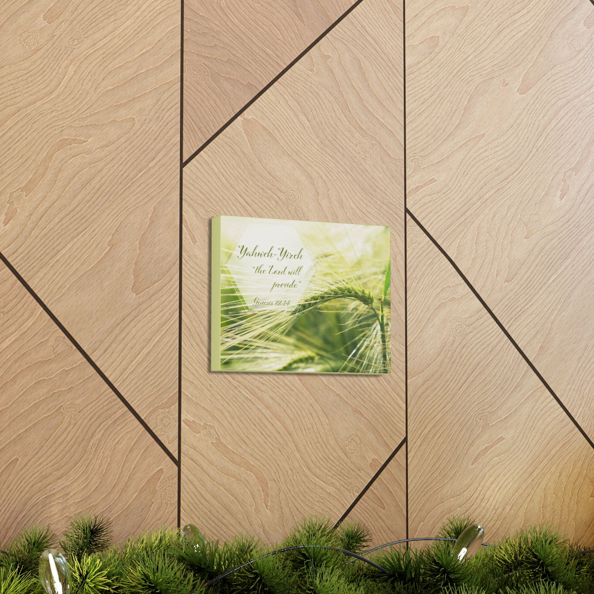 Scripture Walls The Lord Will Provide Genesis 22:14 Bible Verse Canvas Christian Wall Art Bible Verse Print Ready To Hang Unframed-Express Your Love Gifts