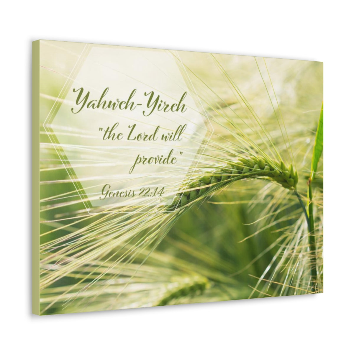 Scripture Walls The Lord Will Provide Genesis 22:14 Bible Verse Canvas Christian Wall Art Bible Verse Print Ready To Hang Unframed-Express Your Love Gifts