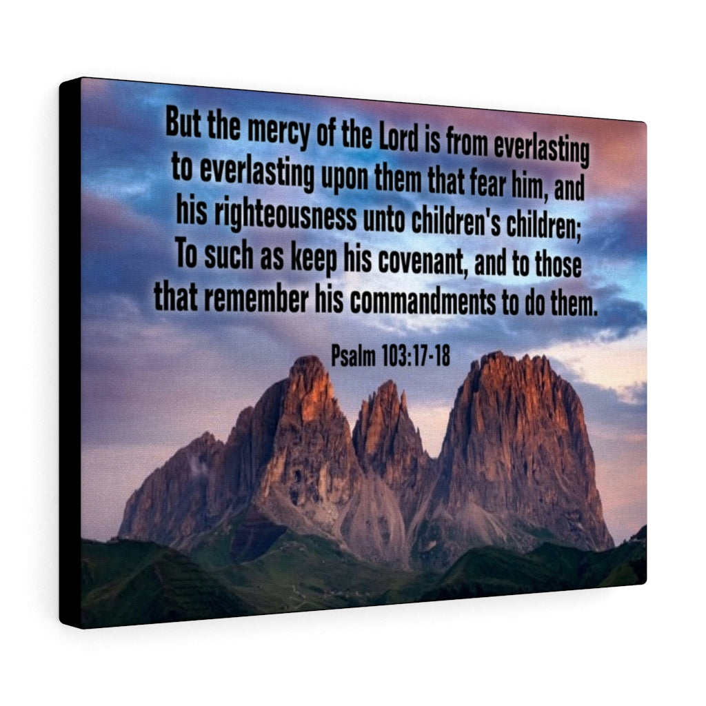 Scripture Walls The Mercy of The Lord Psalm 118:24 Christian Home Decor Bible Art Unframed-Express Your Love Gifts