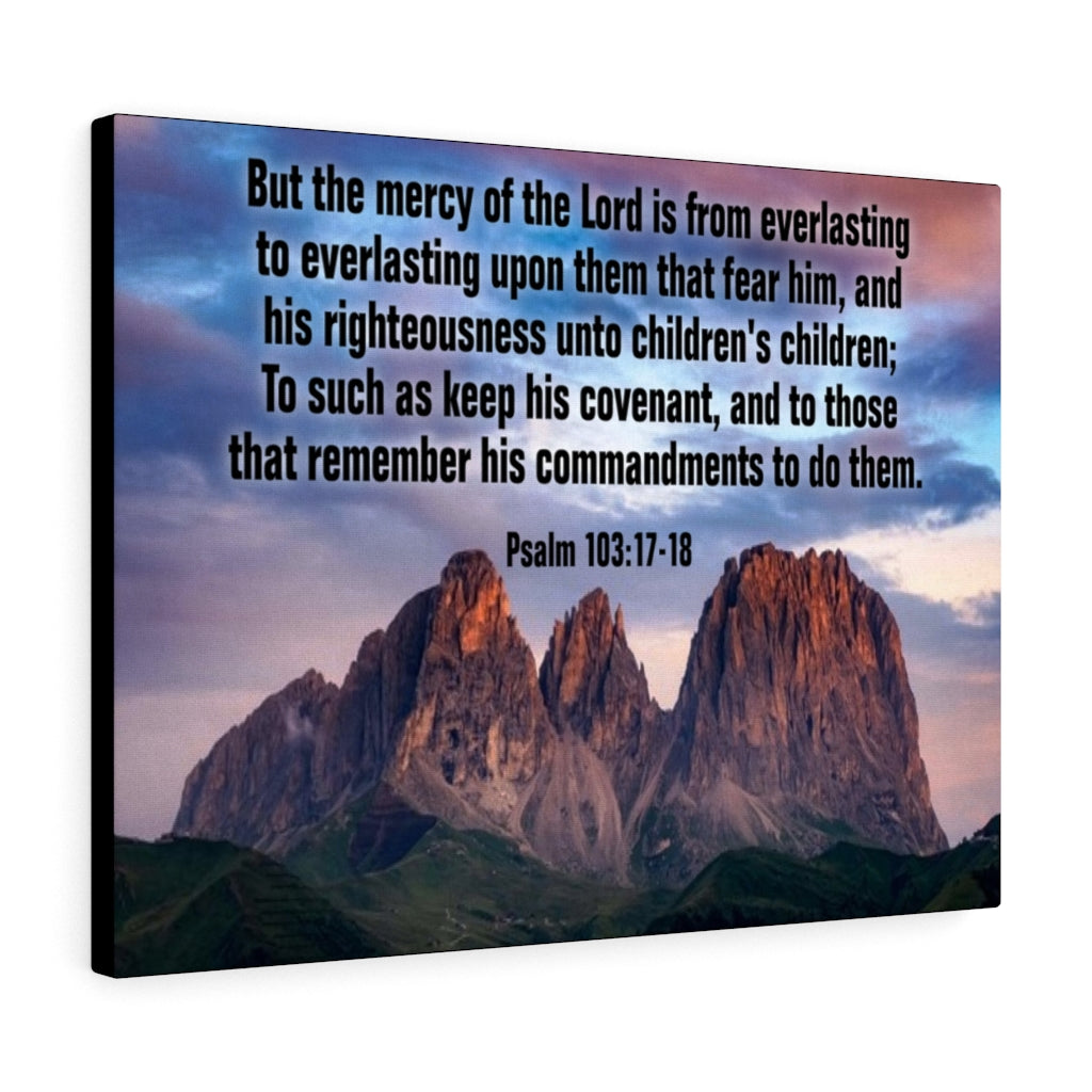 Scripture Walls The Mercy of The Lord Psalm 118:24 Christian Home Decor Bible Art Unframed-Express Your Love Gifts