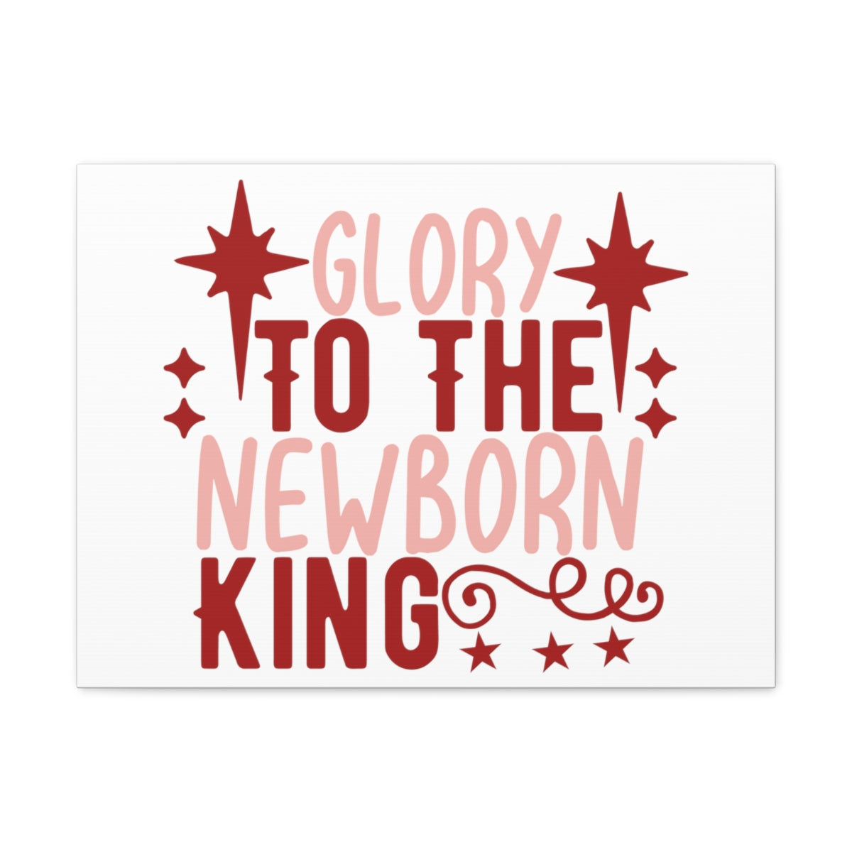 Scripture Walls The Newborn King Luke 2:13-14 Christian Wall Art Print Ready to Hang Unframed-Express Your Love Gifts