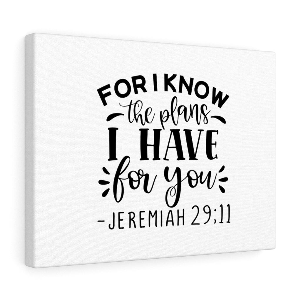 Scripture Walls The Plans I Have Jeremiah 29:11 Bible Verse Canvas Christian Wall Art Ready to Hang Unframed-Express Your Love Gifts