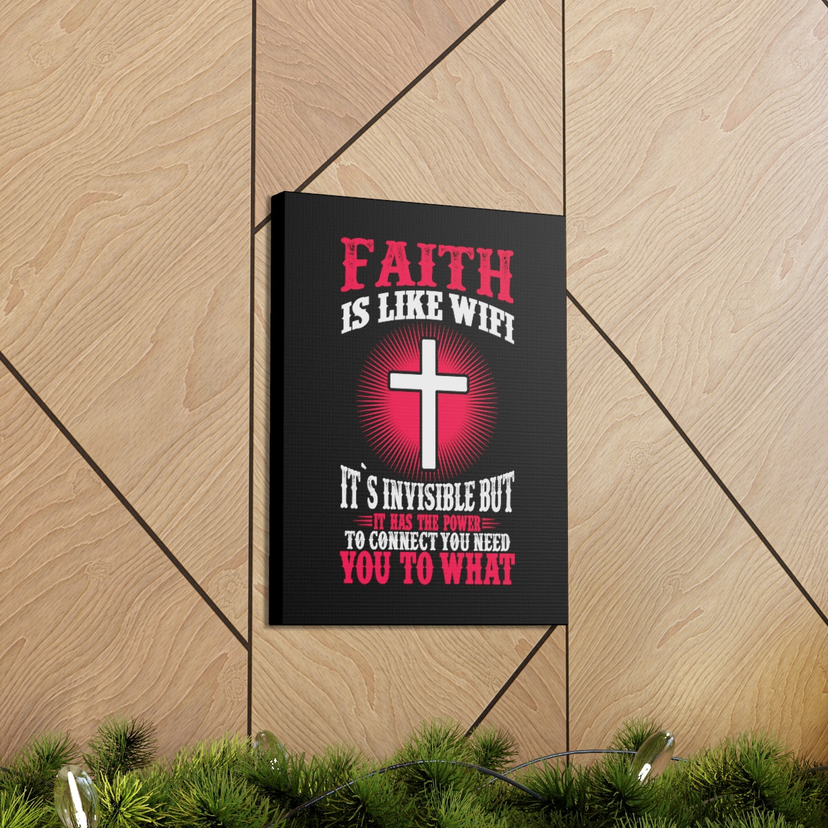 Scripture Walls The Power To Connect James 2:22 Christian Wall Art Bible Verse Print Ready to Hang Unframed-Express Your Love Gifts