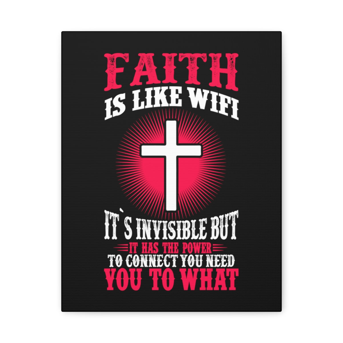 Scripture Walls The Power To Connect James 2:22 Christian Wall Art Bible Verse Print Ready to Hang Unframed-Express Your Love Gifts