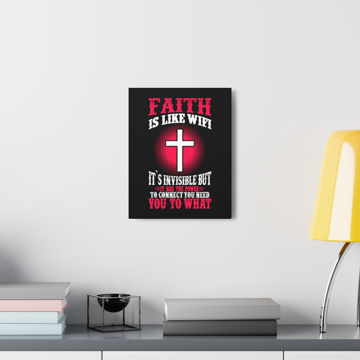 Scripture Walls The Power To Connect James 2:22 Christian Wall Art Bible Verse Print Ready to Hang Unframed-Express Your Love Gifts