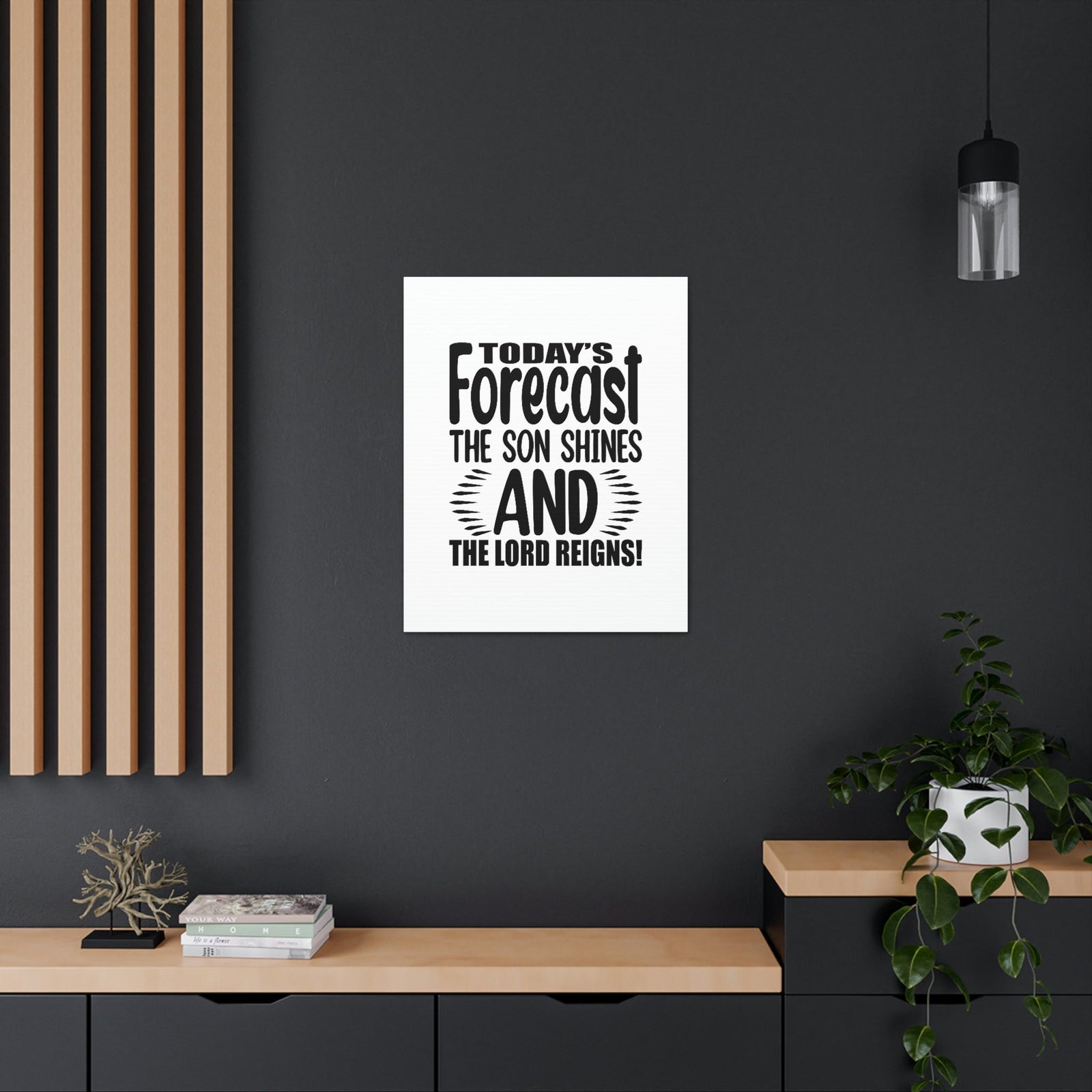 Scripture Walls The Son Shines And The Lord Reigns Isaiah 60:1 Christian Wall Art Bible Verse Print Ready to Hang Unframed-Express Your Love Gifts