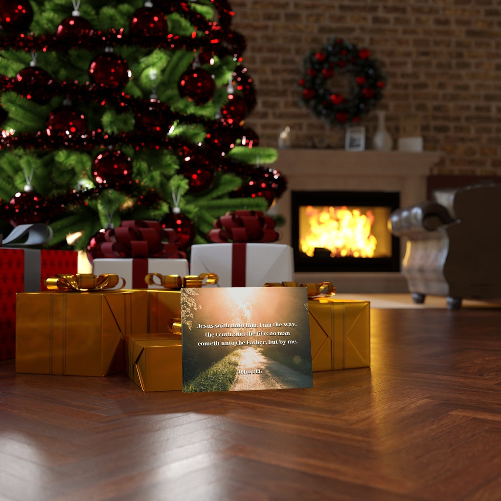 Scripture Walls The Truth And The Life John 14:6 Bible Verse Canvas Christian Wall Art Ready to Hang Unframed-Express Your Love Gifts