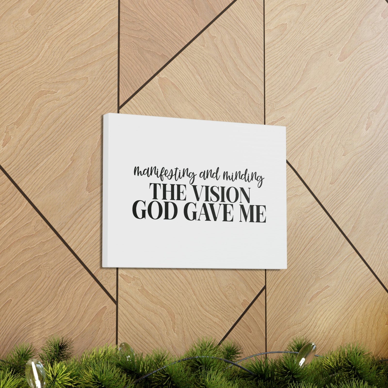 Scripture Walls The Vision God Gave Me Joel 2:28 Christian Wall Art Bible Verse Print Ready to Hang Unframed-Express Your Love Gifts