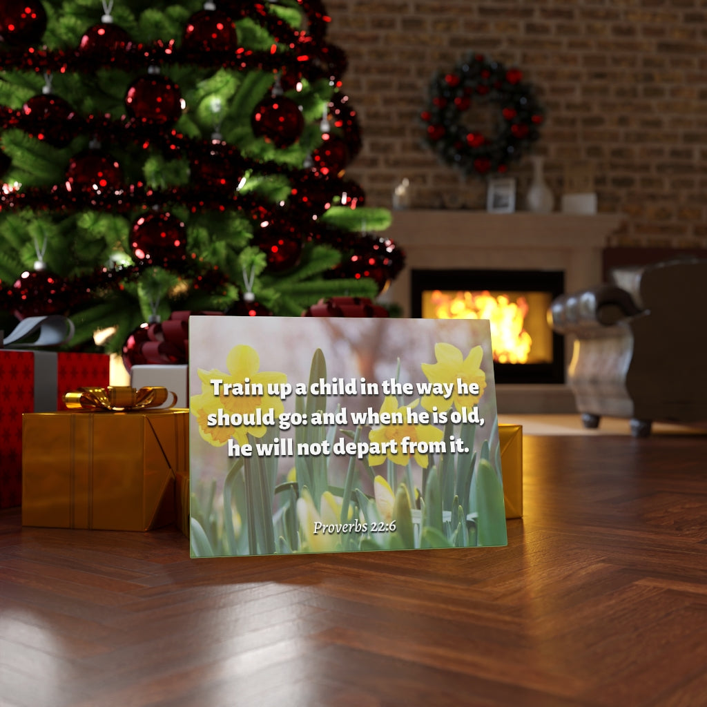 Scripture Walls The Way He Should Go Proverbs 2:26 Bible Verse Canvas Christian Wall Art Ready to Hang Unframed-Express Your Love Gifts