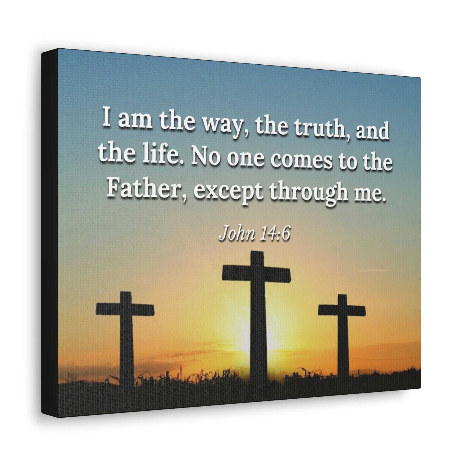 Scripture Walls The Way John 14:6 Sunset Christian Wall Art Bible Verse Print Ready to Hang Unframed-Express Your Love Gifts