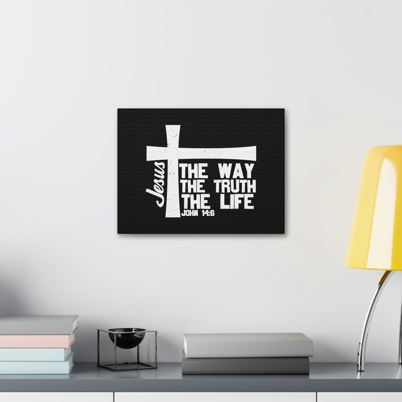 Scripture Walls The Way, The Truth, The Life John 14:6 Christian Wall Art Bible Verse Print Ready to Hang Unframed-Express Your Love Gifts