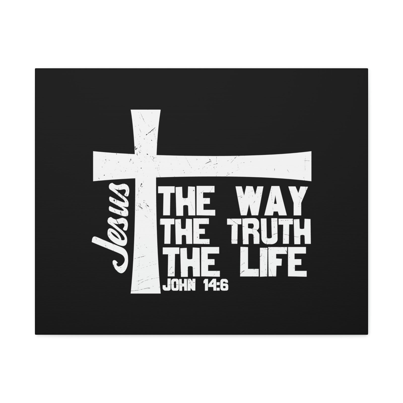 Scripture Walls The Way, The Truth, The Life John 14:6 Christian Wall Art Bible Verse Print Ready to Hang Unframed-Express Your Love Gifts