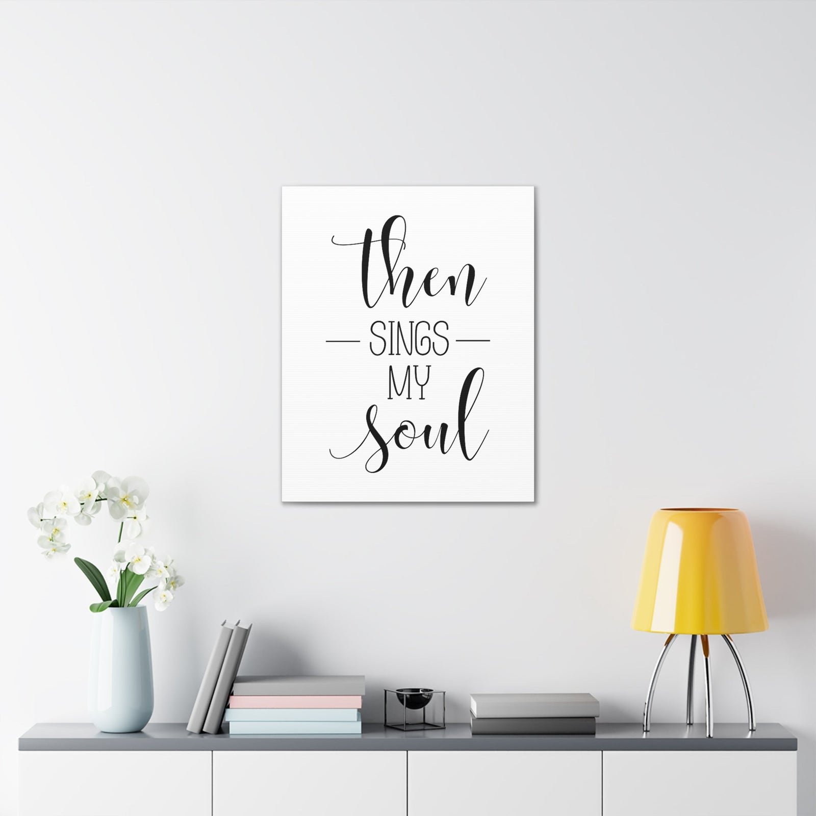 Scripture Walls Then Sings My Soul Psalms 108:2 Christian Wall Art Bible Verse Print Ready to Hang Unframed-Express Your Love Gifts