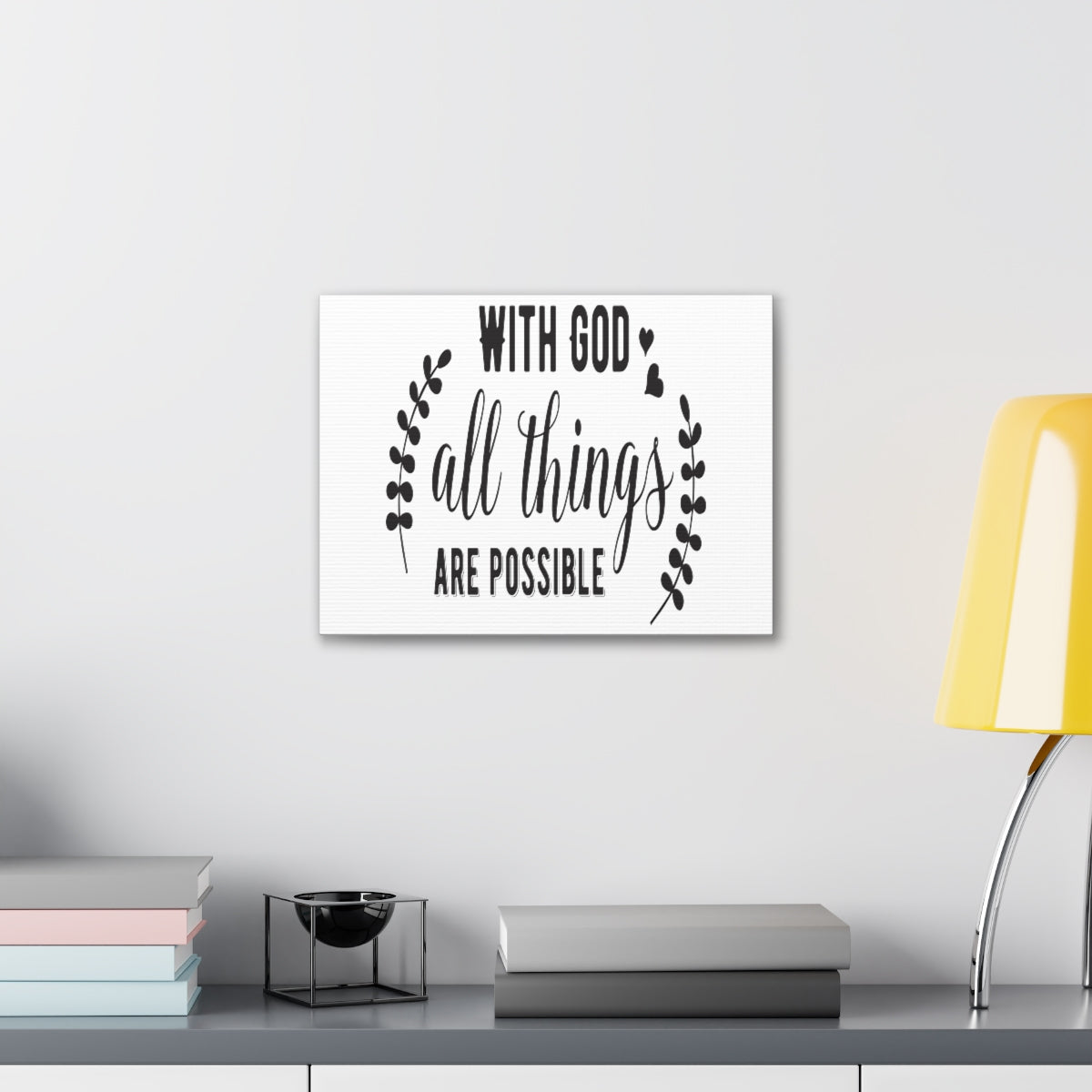Scripture Walls Things Are Possible Matthew 19:26 Christian Wall Art Print Ready to Hang Unframed-Express Your Love Gifts