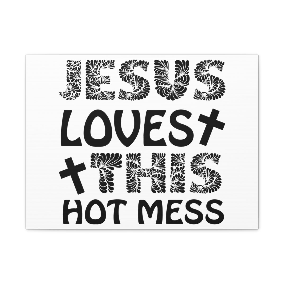 Scripture Walls This Hot Mess Revelation 1:5 Christian Wall Art Print Ready to Hang Unframed-Express Your Love Gifts