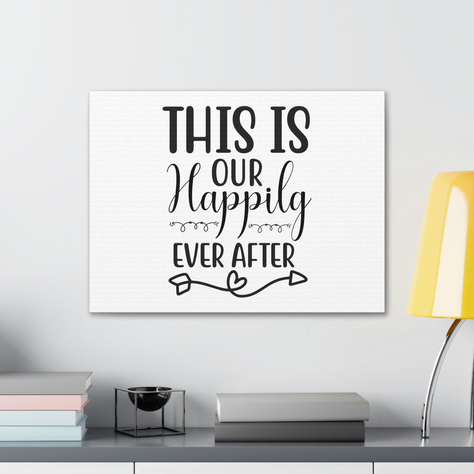 Scripture Walls This Is Our Happily Ever After Jeremiah 29:11 Christian Wall Art Print Ready to Hang Unframed-Express Your Love Gifts