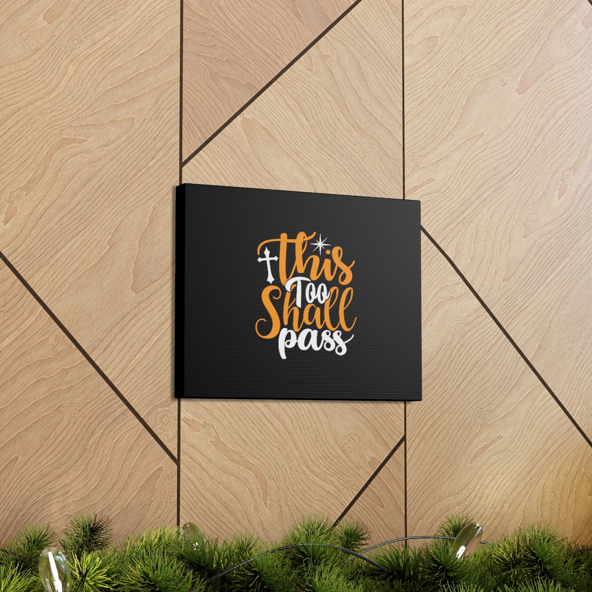 Scripture Walls This Too Shall Pass 2 Corinthians 4:17 Christian Wall Art Bible Verse Print Ready to Hang Unframed-Express Your Love Gifts