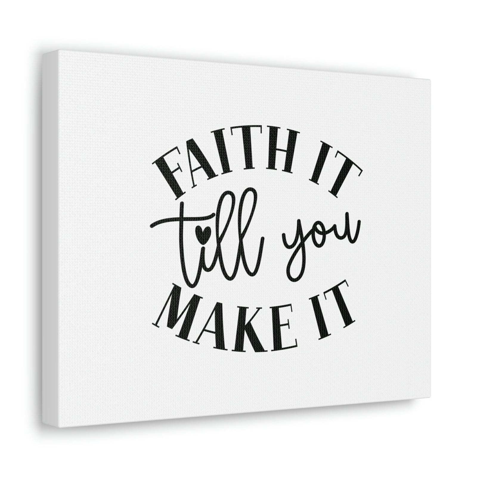 Scripture Walls Till You Make It 2 Corinthians 5:7 Small Heart Christian Wall Art Bible Verse Print Ready to Hang Unframed-Express Your Love Gifts