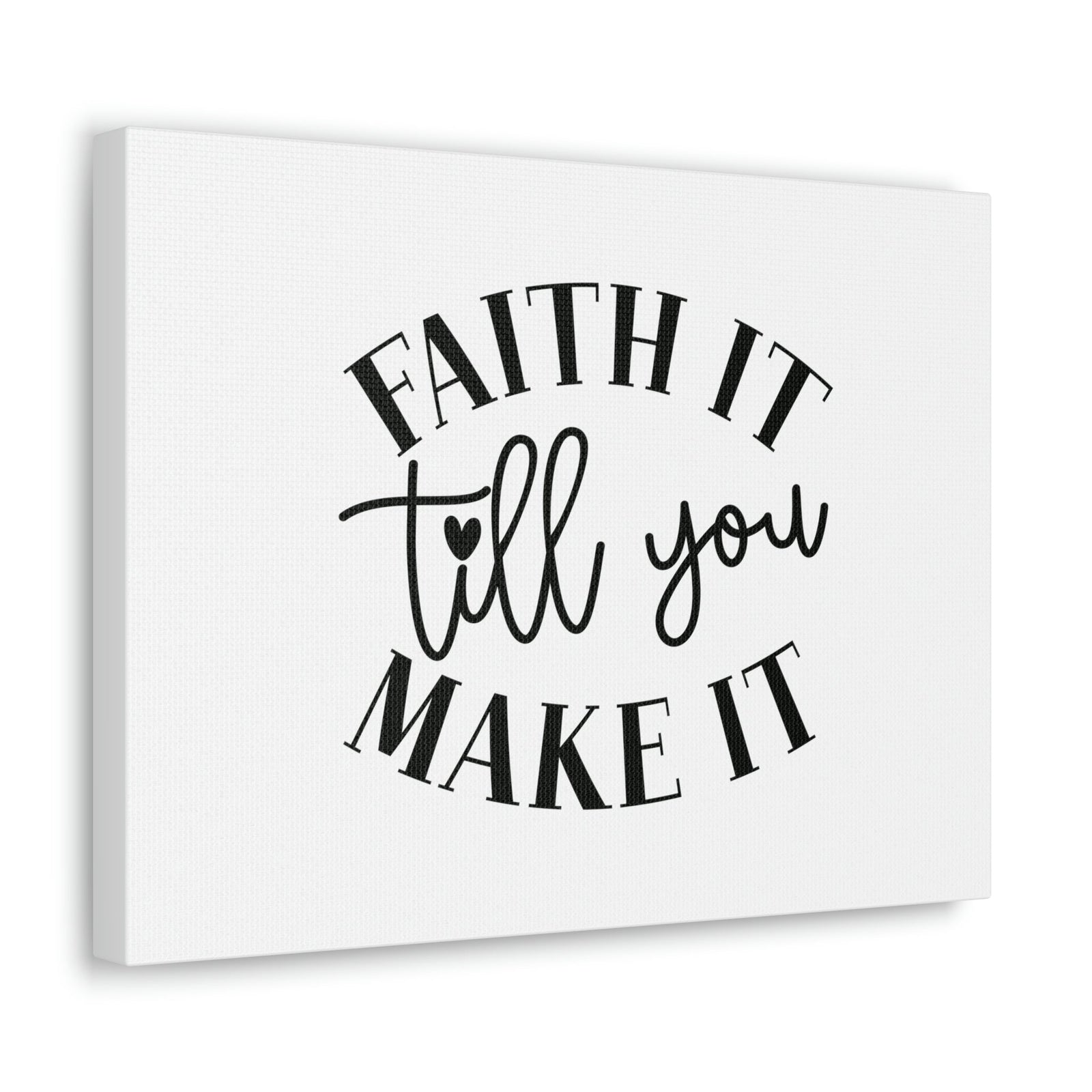 Scripture Walls Till You Make It 2 Corinthians 5:7 Small Heart Christian Wall Art Bible Verse Print Ready to Hang Unframed-Express Your Love Gifts
