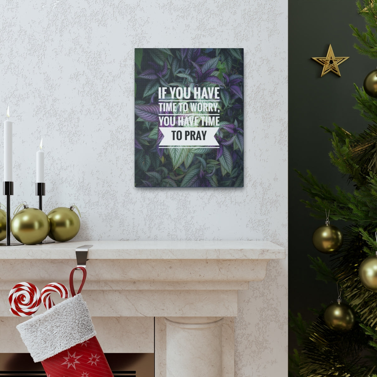 Scripture Walls Time To Pray Philippians 4:6 Christian Wall Art Bible Verse Print Ready to Hang Unframed-Express Your Love Gifts