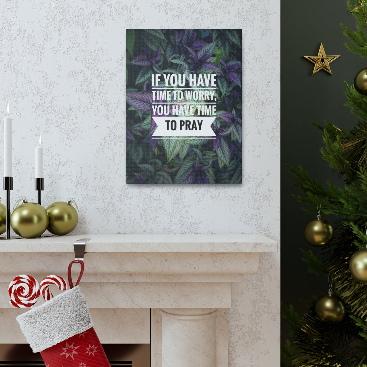Scripture Walls Time To Pray Philippians 4:6 Christian Wall Art Bible Verse Print Ready to Hang Unframed-Express Your Love Gifts