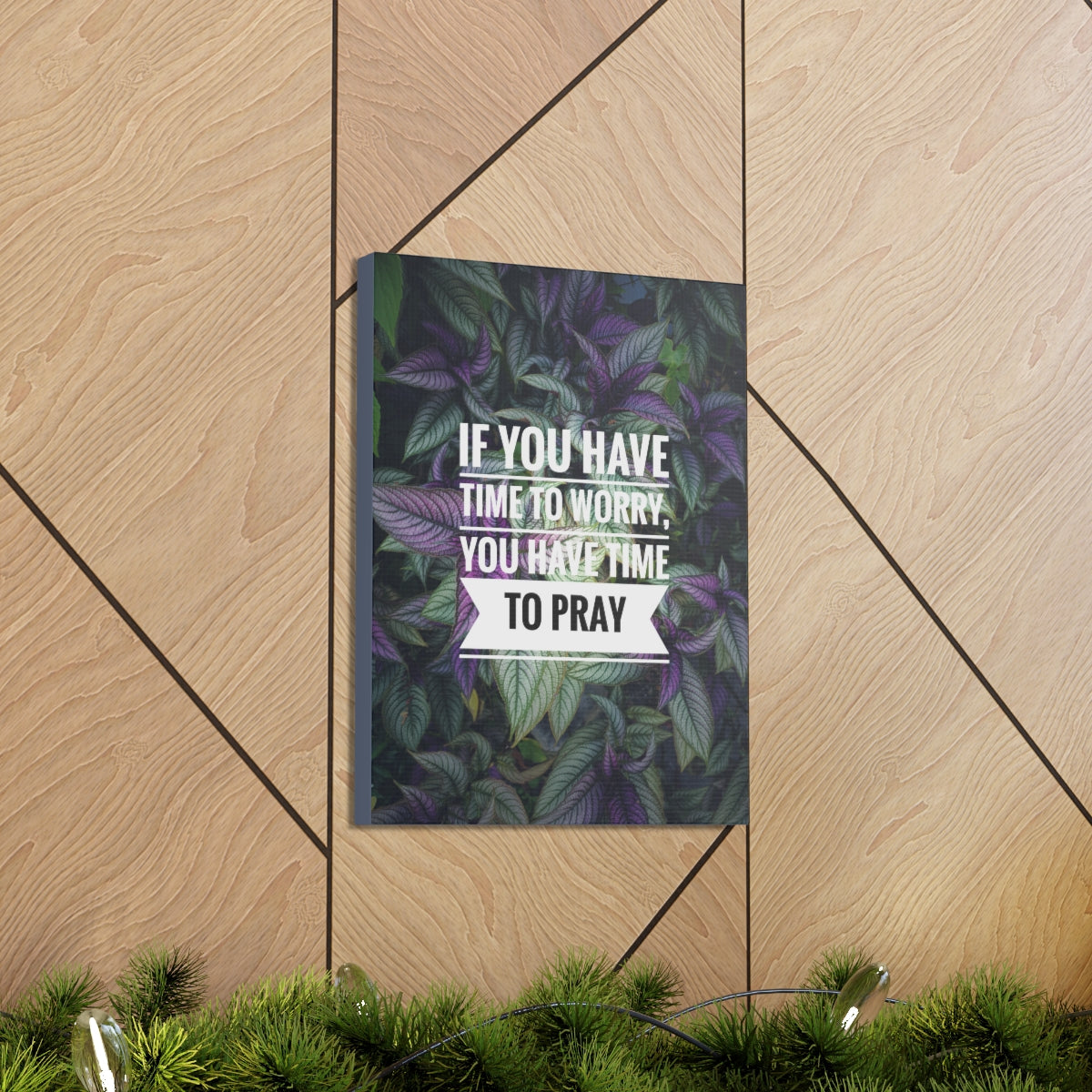 Scripture Walls Time To Pray Philippians 4:6 Christian Wall Art Bible Verse Print Ready to Hang Unframed-Express Your Love Gifts