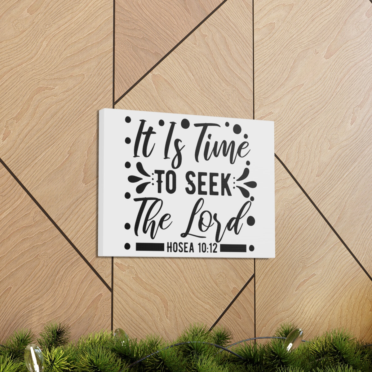 Scripture Walls Time To Seek Hosea 10:12 Christian Wall Art Print Ready to Hang Unframed-Express Your Love Gifts
