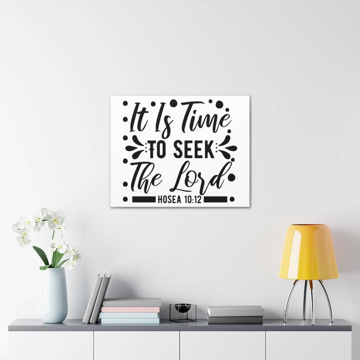 Scripture Walls Time To Seek Hosea 10:12 Christian Wall Art Print Ready to Hang Unframed-Express Your Love Gifts