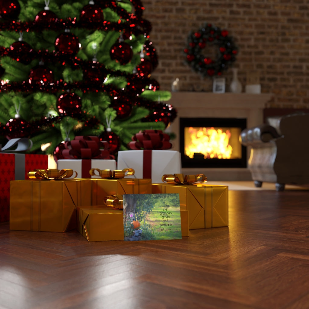 Scripture Walls Times And Seasons Daniel 2:21 Bible Verse Canvas Christian Wall Art Ready to Hang Unframed-Express Your Love Gifts