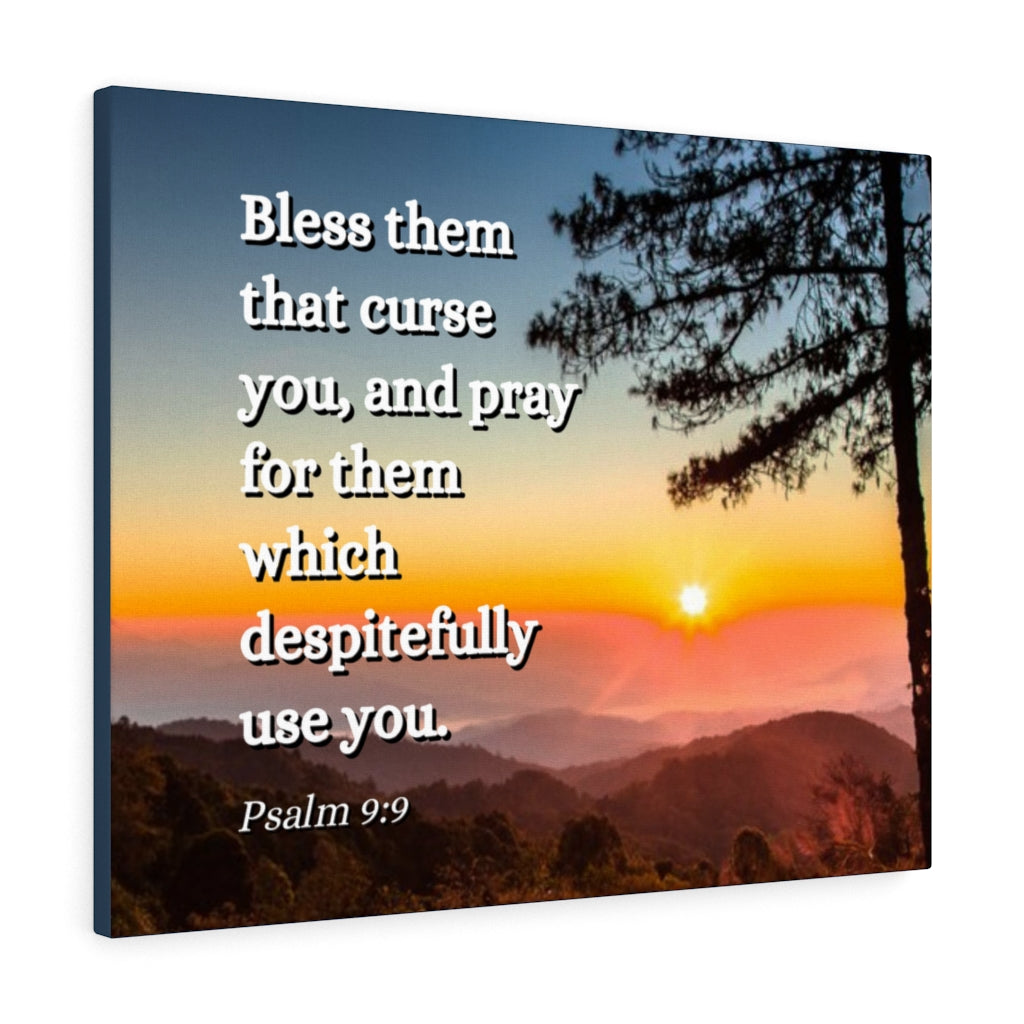 Scripture Walls Times Of Trouble Psalm 9:9 Bible Verse Canvas Christian Wall Art Ready to Hang Unframed-Express Your Love Gifts