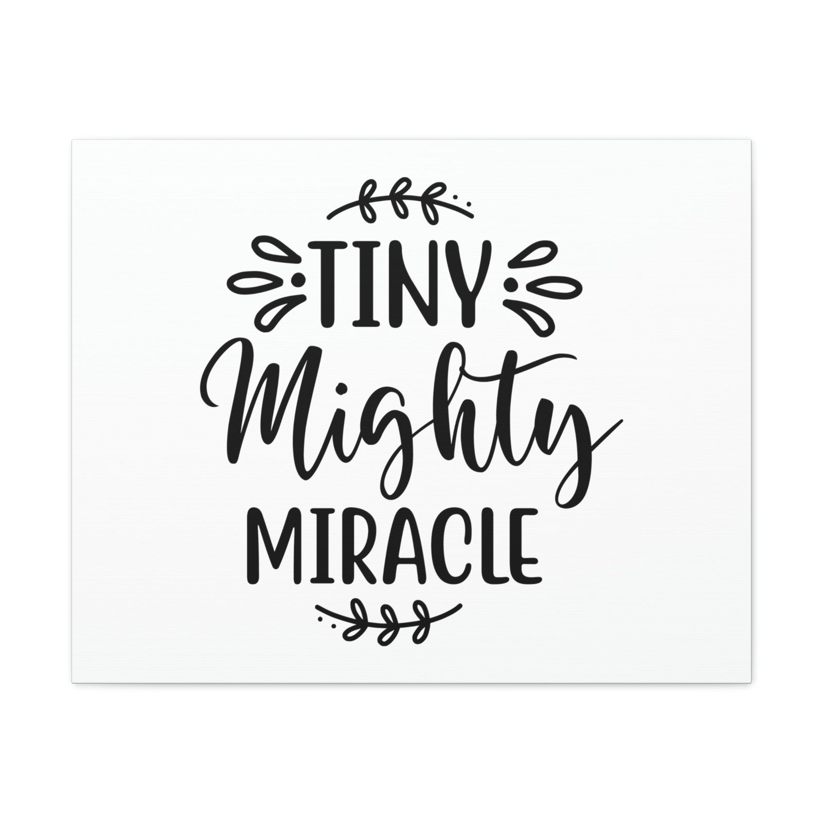 Scripture Walls Tiny Mighty Miracle Deuteronomy 10:21 Christian Wall Art Print Ready to Hang Unframed-Express Your Love Gifts