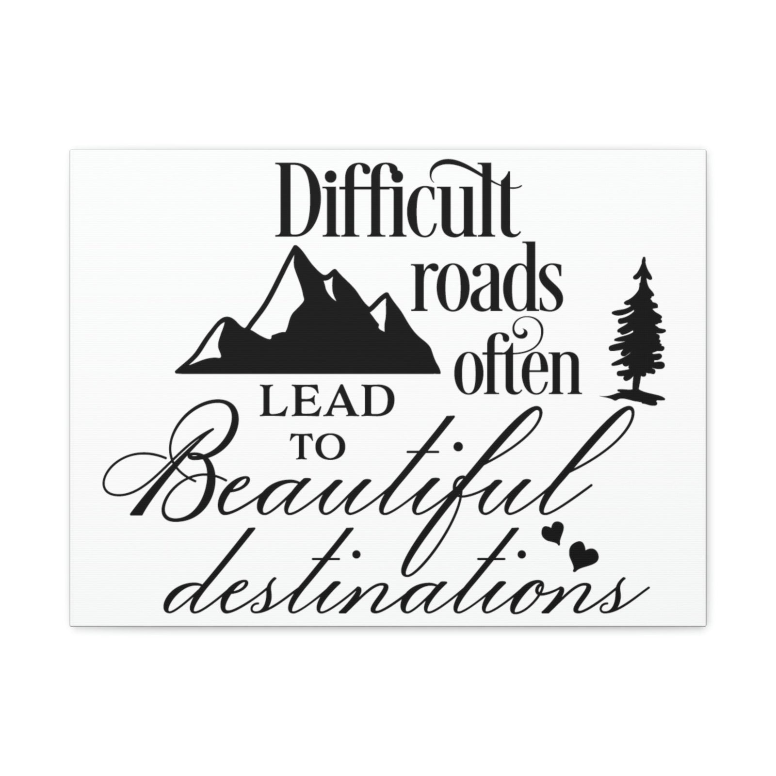 Scripture Walls To Beautiful Romans 15:4 Destinations Christian Wall Art Print Ready to Hang Unframed-Express Your Love Gifts