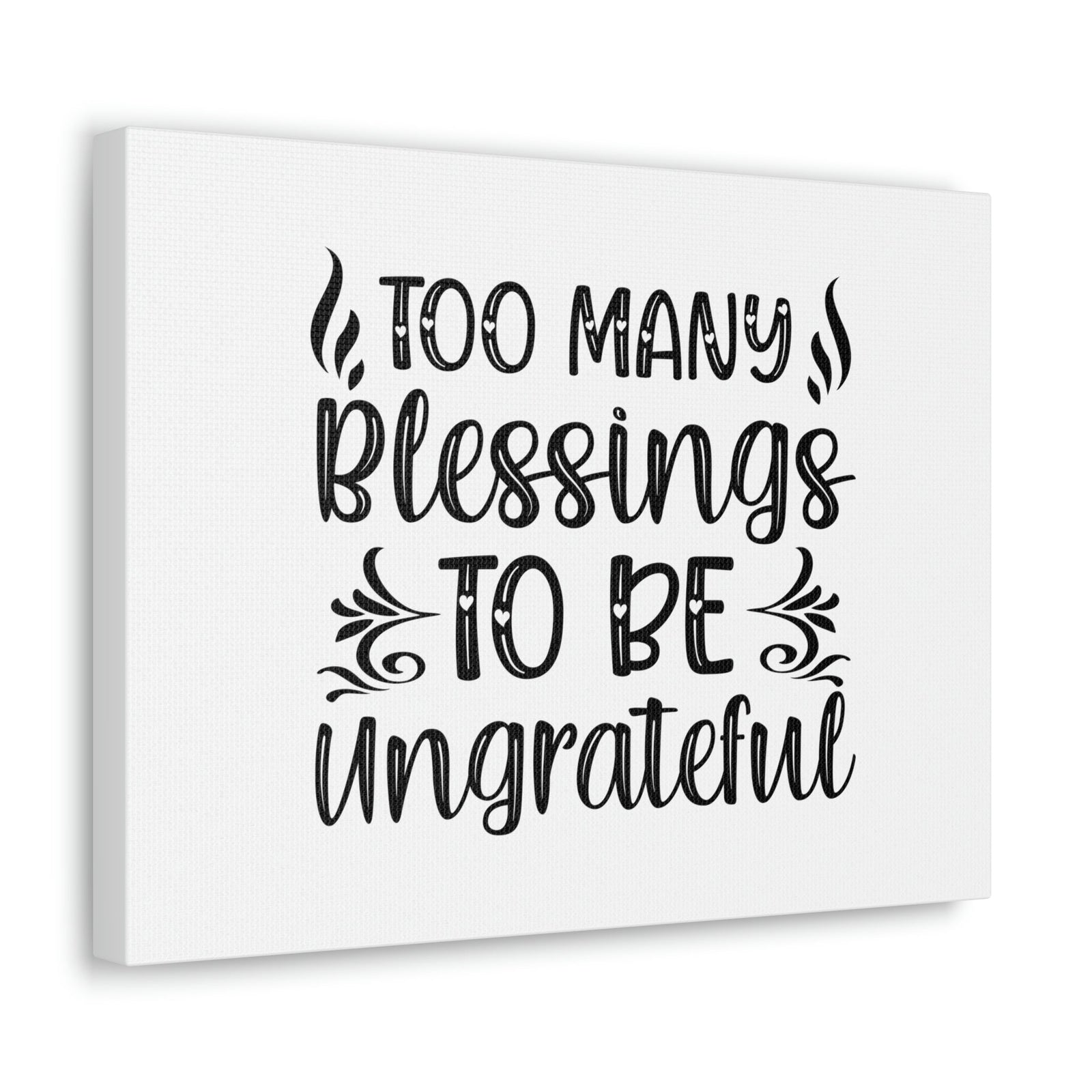 Scripture Walls Too Many Blessings To Be Ungrateful James 1:17 Christian Wall Art Bible Verse Print Ready to Hang Unframed-Express Your Love Gifts