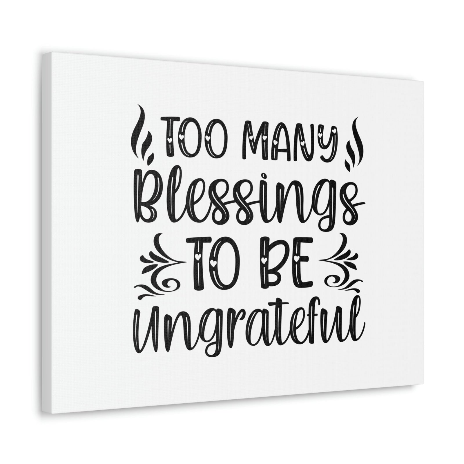 Scripture Walls Too Many Blessings To Be Ungrateful James 1:17 Christian Wall Art Bible Verse Print Ready to Hang Unframed-Express Your Love Gifts