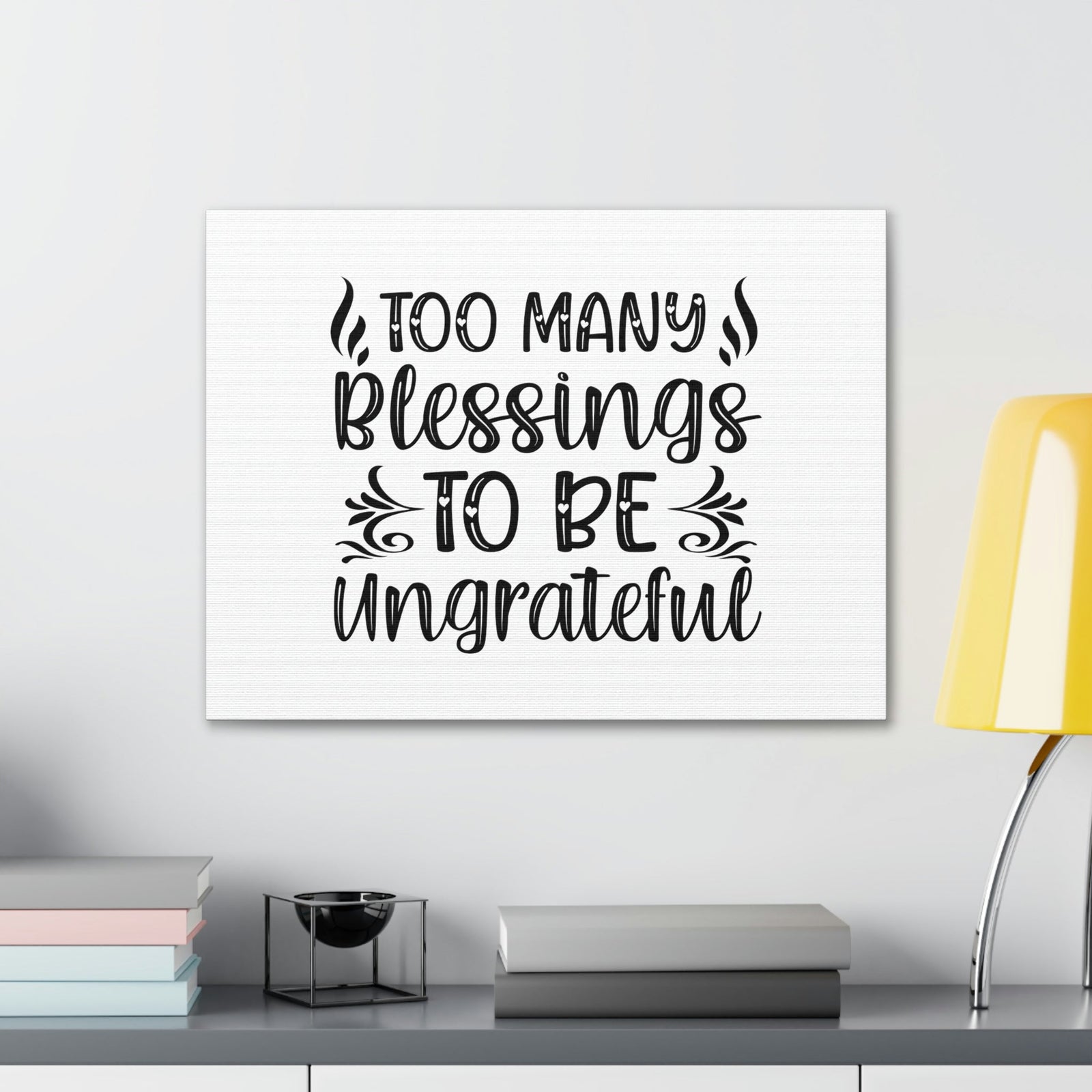 Scripture Walls Too Many Blessings To Be Ungrateful James 1:17 Christian Wall Art Bible Verse Print Ready to Hang Unframed-Express Your Love Gifts