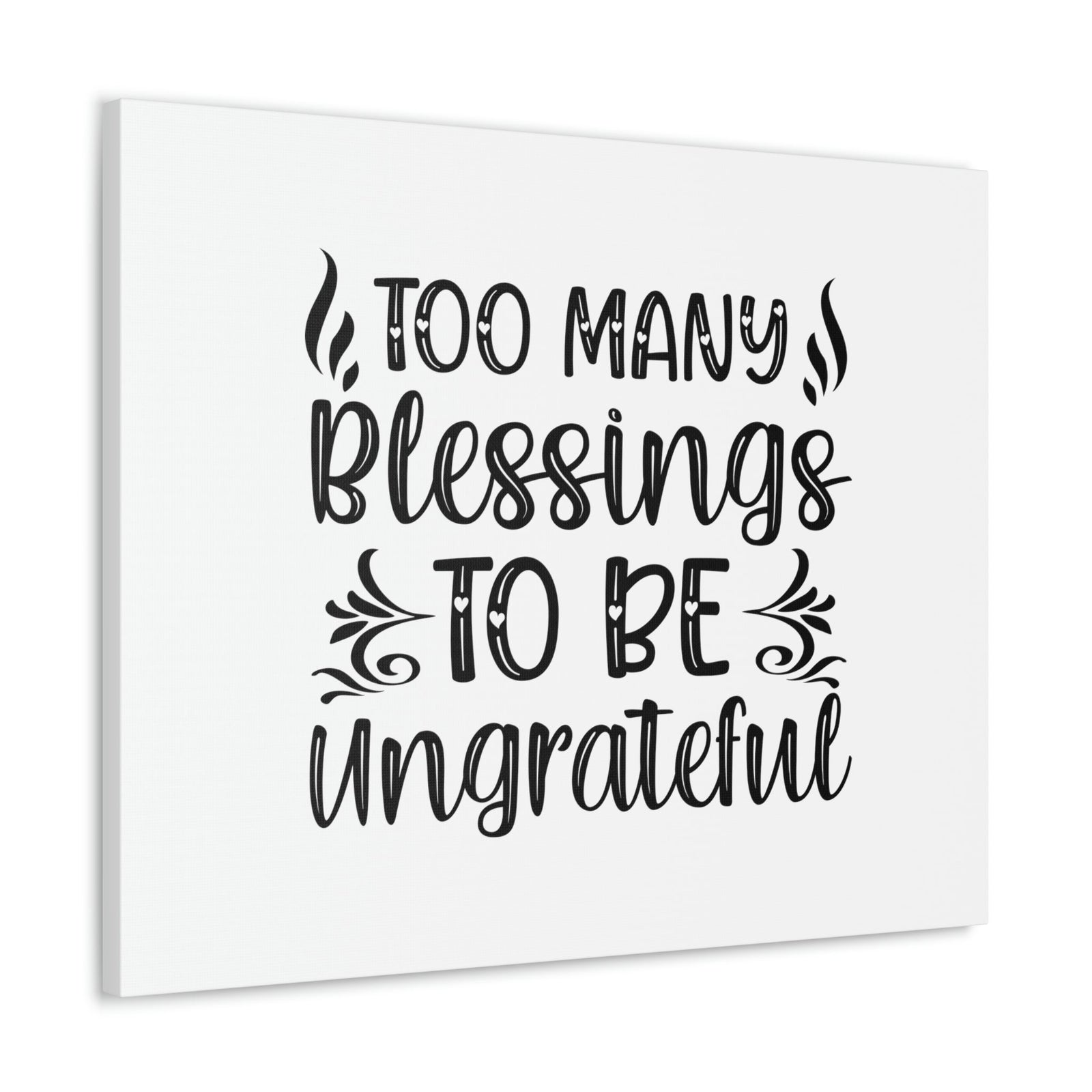 Scripture Walls Too Many Blessings To Be Ungrateful James 1:17 Christian Wall Art Bible Verse Print Ready to Hang Unframed-Express Your Love Gifts