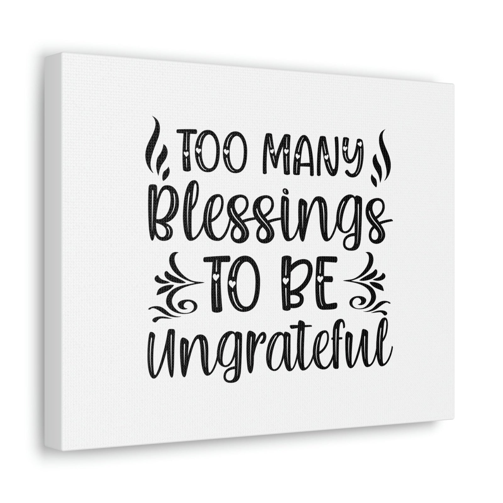Scripture Walls Too Many Blessings To Be Ungrateful James 1:17 Christian Wall Art Bible Verse Print Ready to Hang Unframed-Express Your Love Gifts