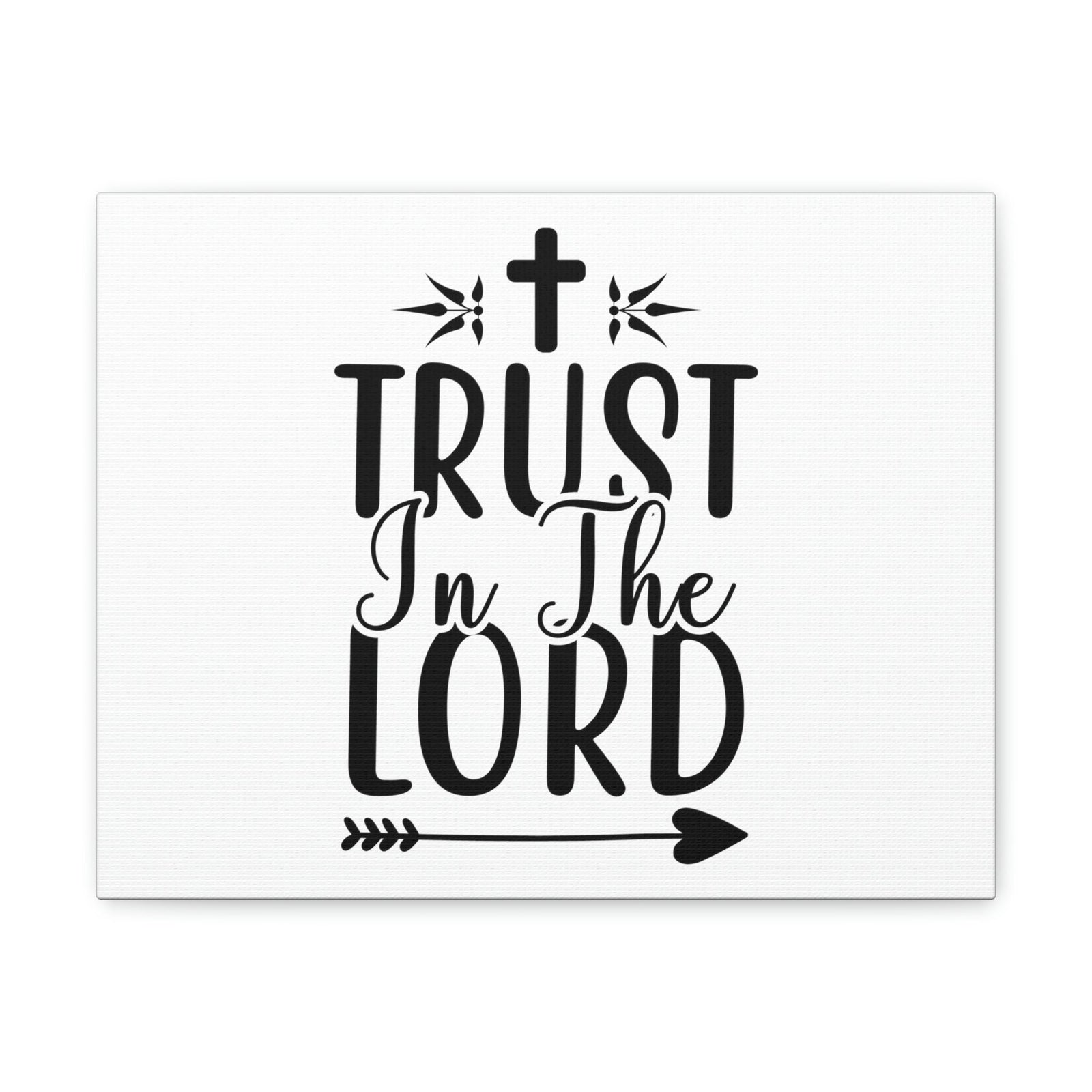 Scripture Walls Trust In The Lord Isaiah 12:2 Christian Wall Art Print Ready to Hang Unframed-Express Your Love Gifts
