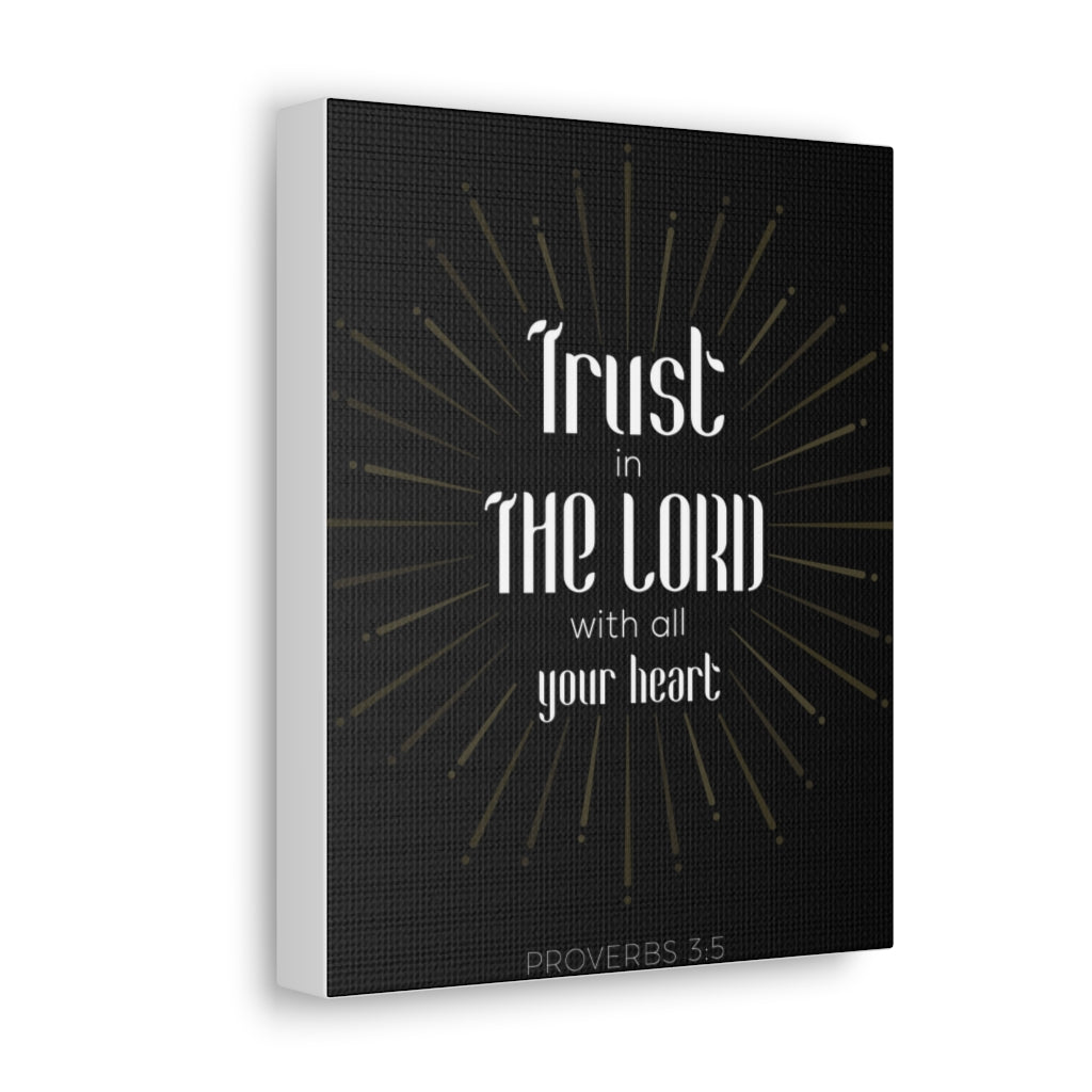 Scripture Walls Trust In The Lord Proverbs 3:5 Christian Wall Art Bible Verse Print Ready To Hang Unframed-Express Your Love Gifts