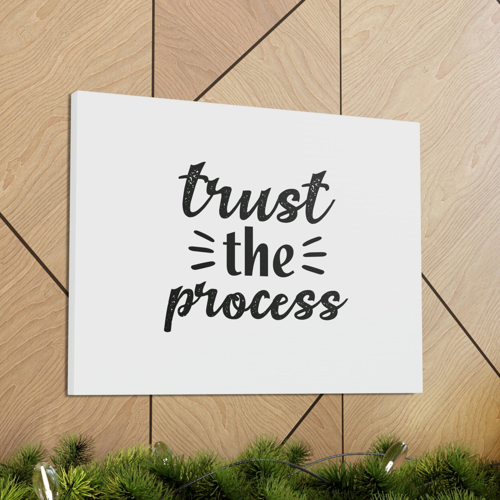 Scripture Walls Trust The Process Proverbs 3:5 Christian Wall Art Bible Verse Print Ready to Hang Unframed-Express Your Love Gifts