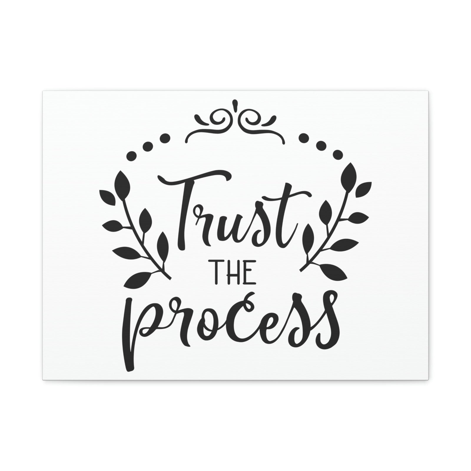 Scripture Walls Trust The Process Psalm 37:3 Christian Wall Art Print Ready to Hang Unframed-Express Your Love Gifts