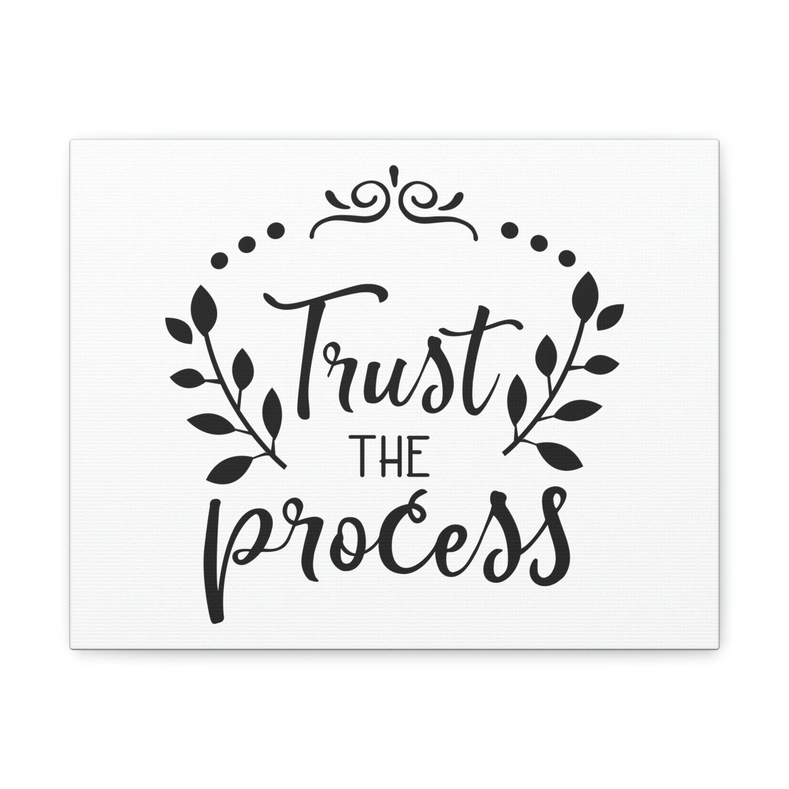 Scripture Walls Trust The Process Psalm 37:3 Christian Wall Art Print Ready to Hang Unframed-Express Your Love Gifts