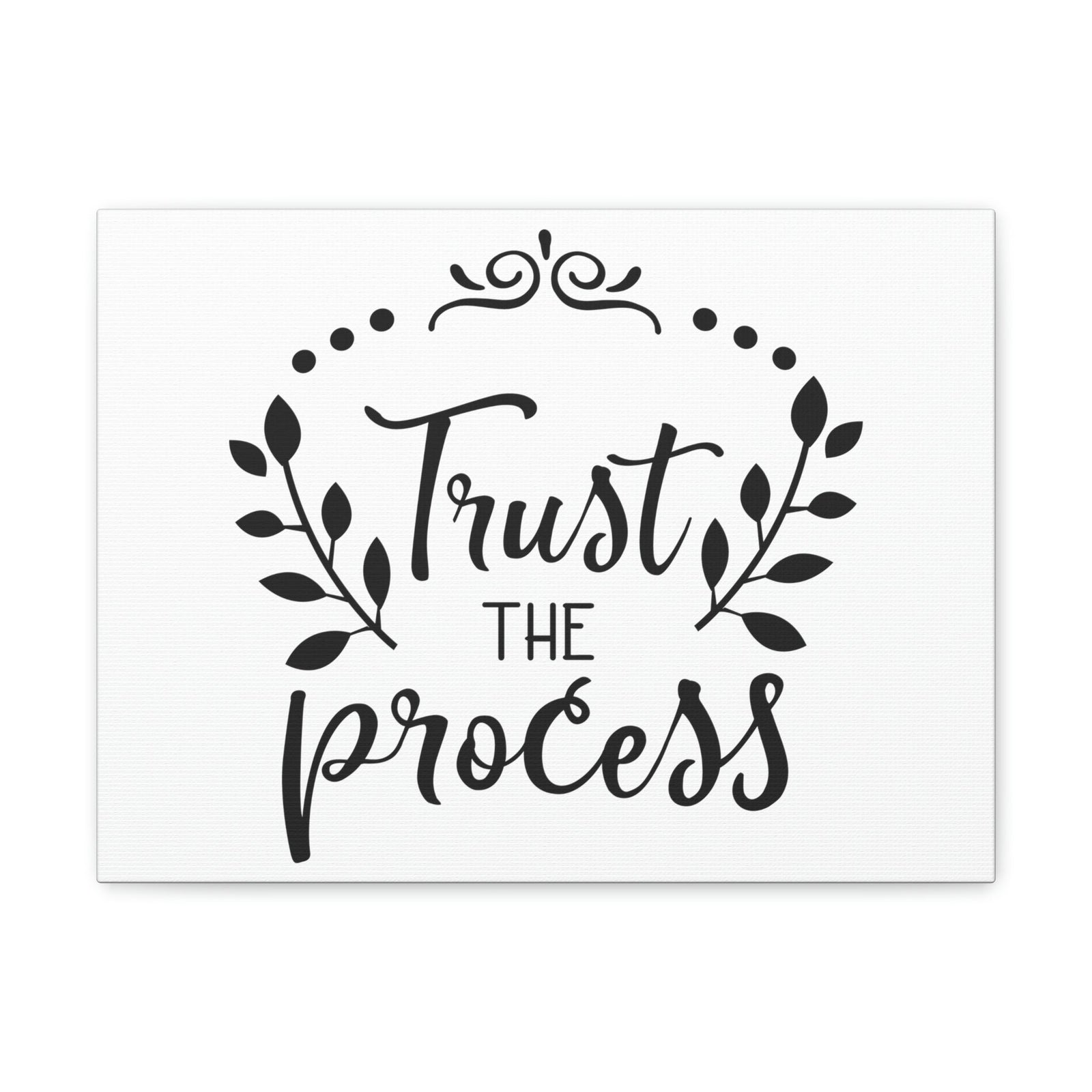 Scripture Walls Trust The Process Psalm 37:3 Christian Wall Art Print Ready to Hang Unframed-Express Your Love Gifts