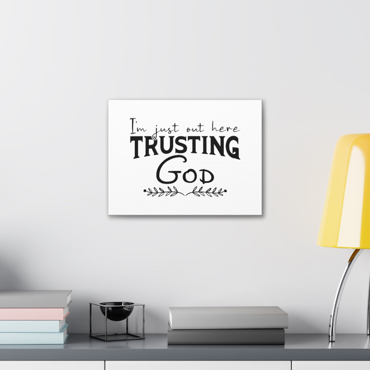 Scripture Walls Trusting God Psalm 37:3 Leaves Christian Wall Art Bible Verse Print Ready to Hang Unframed-Express Your Love Gifts