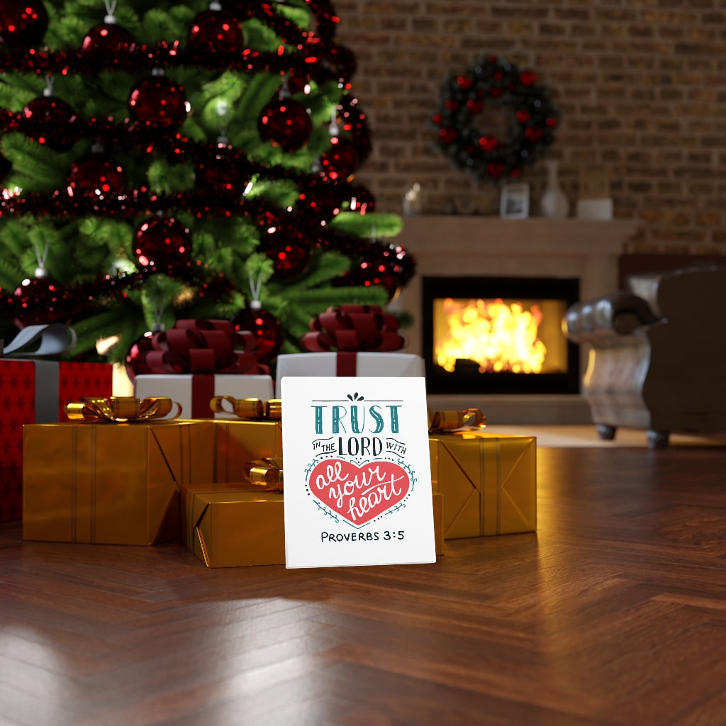 Scripture Walls Truth In The Lord Proverbs 3:5 Bible Verse Canvas Christian Wall Art Ready to Hang Unframed-Express Your Love Gifts