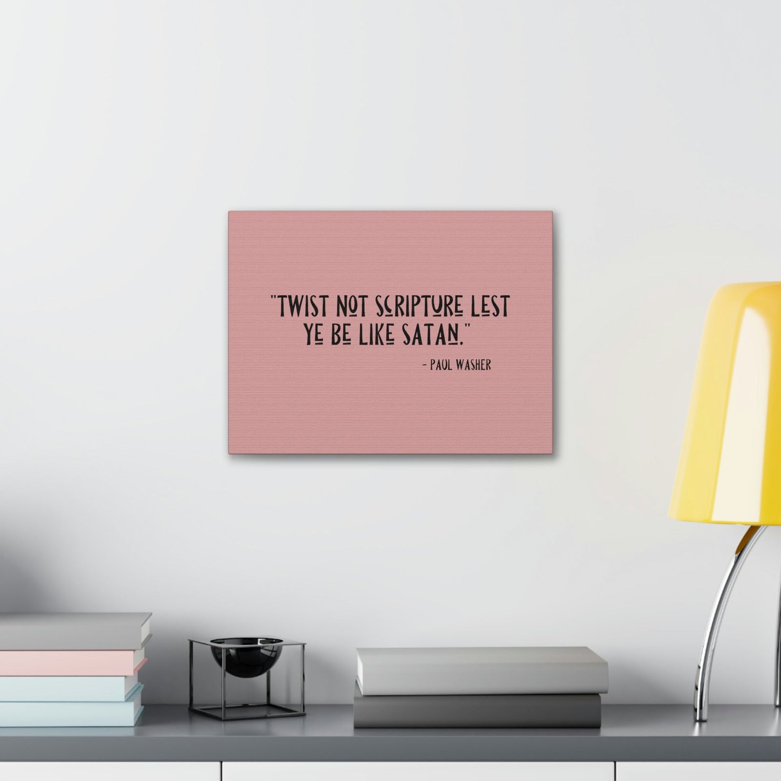 Scripture Walls Twist Not Scripture Revelation 22:19 Bible Canvas Christian Wall Art Ready to Hang Unframed-Express Your Love Gifts