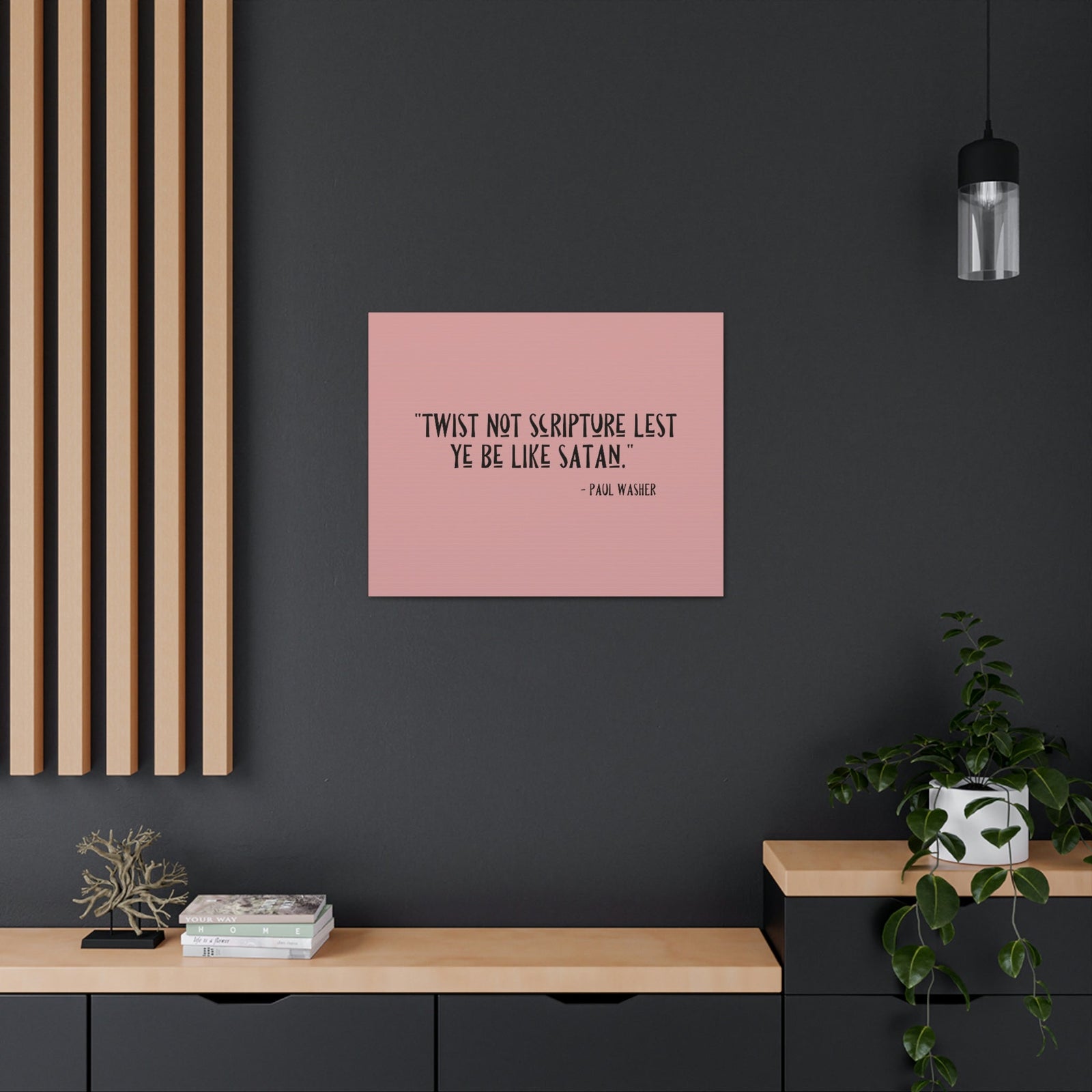 Scripture Walls Twist Not Scripture Revelation 22:19 Bible Canvas Christian Wall Art Ready to Hang Unframed-Express Your Love Gifts