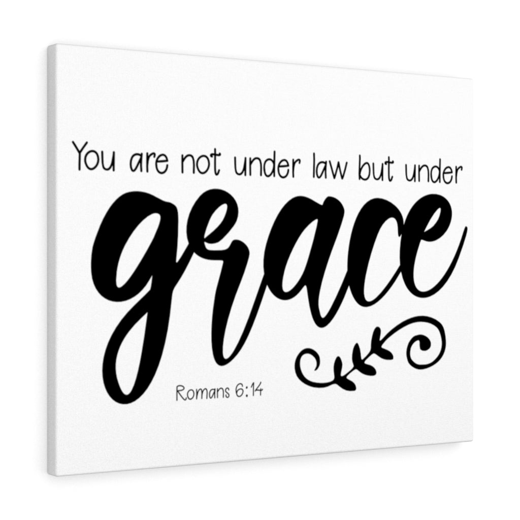 Scripture Walls Under Grace Romans 6:14 Bible Verse Canvas Christian Wall Art Ready to Hang Unframed-Express Your Love Gifts